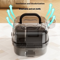 Maison pour hamster portable à double étage, villa de luxe extra large, cage pour hamster dorée, cage en plastique pour petits animaux, accessoires pour animaux de compagnie, solide