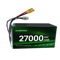 Заводская цена 6S 12S 18S 27000mah NMC 25C 1919Wh полутвердотельный литий-ионный аккумулятор для самолетов UAS UAV и дронов VTOL