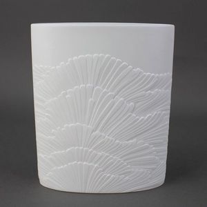 Récipient de bougie vide en céramique, récipient de bougie en relief, bougie de corail, vente en gros - Product Image 3