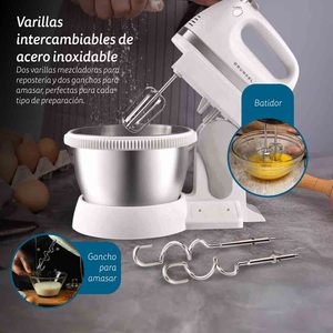 Frullatore a immersione Grunkel 350W 5 velocità con funzione turbo, ciotola e accessori per la cottura - Product Image 3