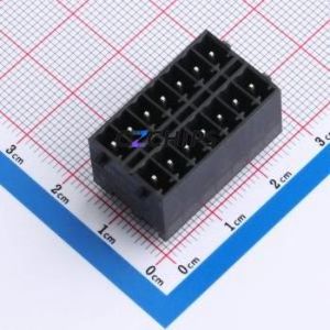 DB2EVHBG-3.5-2*7P-BK Plug-in Terminal Block Through hole,P=3.5mm Connector Board-to-Board / Socket Closed Snap Fixing 2x7P 3.5mm - Product Image 1