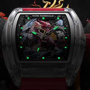 <span class=keywords><strong>Reloj</strong></span> Mecánico Automático Mark Fairwhale Serie Clásica de Montañas y <span class=keywords><strong>Mares</strong></span> con Caja de Acrílico para Hombre FW-6890 - Product Image 6