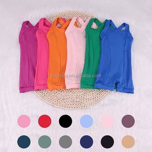Ropa deportiva de yoga Ropa para niños Nueva llegada Sin mangas Ropa de fitness Falda Vestidos de tenis para niñ<span class=keywords><strong>as</strong></span> con pantalones cortos - Product Image 5