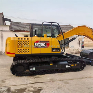 Excavadora de orugas compacta original nueva y usada de primera calidad SANY SY75C en buen estado a bajo precio de venta - Product Image 2
