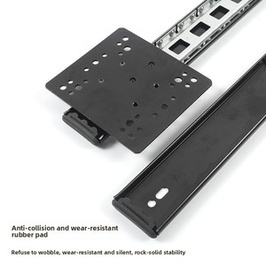 Accessoires de rail coulissant pour porte relevable, porte pivotante, porte pliante, porte escamotable, porte papillon, avec système de poussée interne - Product Image 4