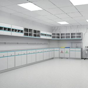 Nội thất phòng điều trị bệnh viện chống ăn mòn bằng thép bao gồm tủ và bàn điều trị - Product Image 4