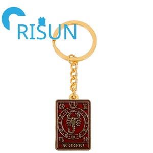 Llavero de metal de estaño personalizado con esmalte blando y duro, con diseño de Escorpión, Escorpión del desierto, Escorpión venenoso, al por mayor - Product Image 4