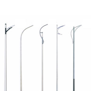 DAWN Direct Sell Q235 Galvanisé Fer Conique Led Rond Lampadaire Polonais Simple Bras Flexible <span class=keywords><strong>3m</strong></span>-8m 160 km/h Résistant Au Vent - Product Image 2