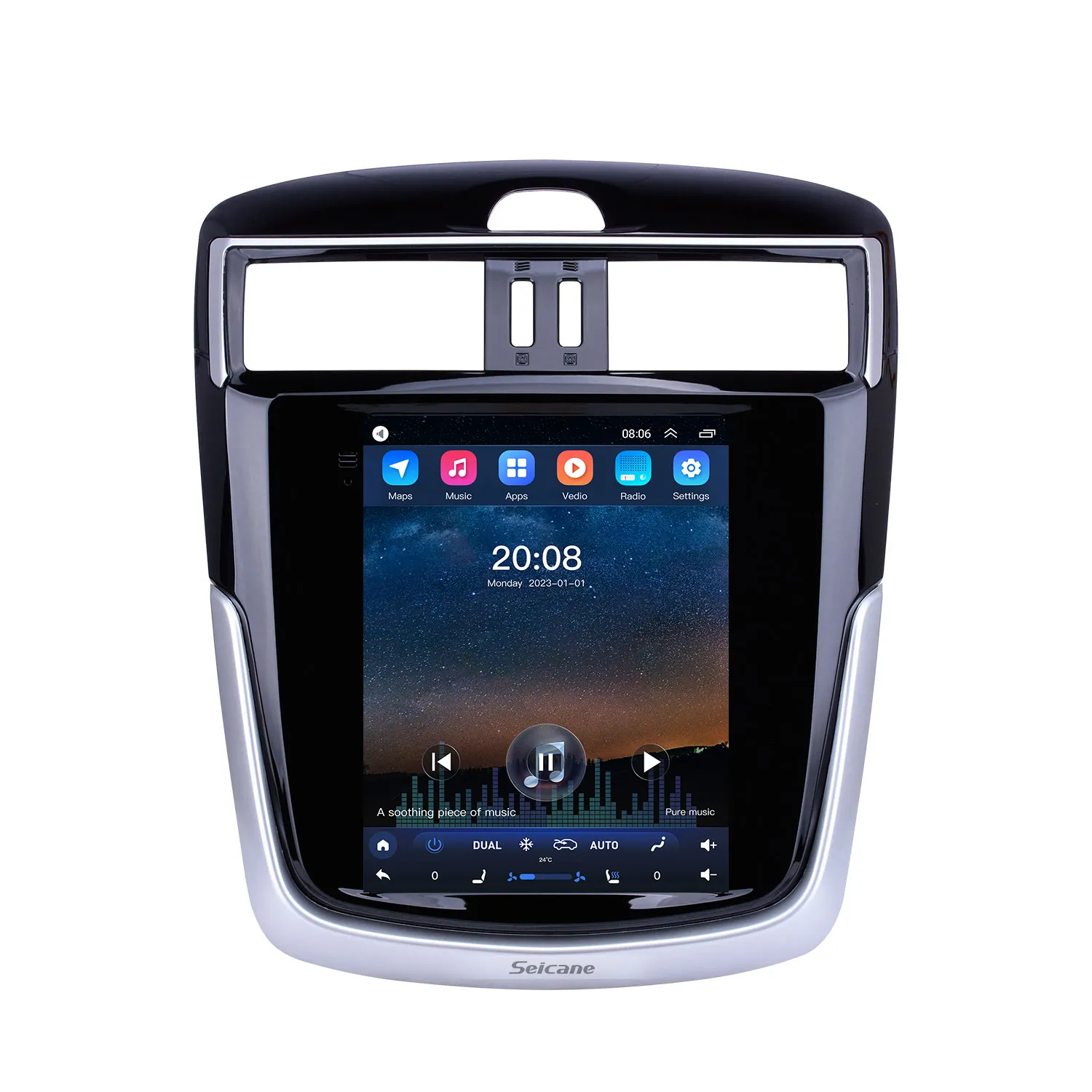 Android 10.0 Radio di navigazione GPS da 9.7 pollici per 2016 Nissan Tiida con supporto AUX Touchscreen HD Carplay DVR OBD2