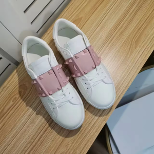 Zapatillas Deportivas Casuales de Alta Calidad de Marca de Lujo para Hombre, Zapatillas para Caminar de Diseñador, Color Rosa y Blanco, Transpirables, con Punta Redonda, para Mujer - Product Image 5