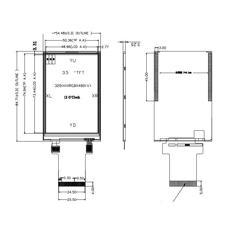 normally white transmissive lcd panel quotation