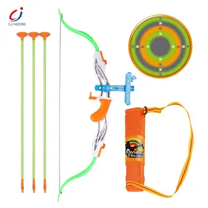 Chengji Kinder Outdoor Sport Spielzeug Kunststoff Recurve Pfeil und Bogen Schieß spiel Bogens chießen Spielset für Kinder