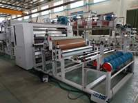 Machine à plastifier PUR thermofusible à film PTFE.