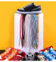 Lacets de chaussures blancs pour hommes, lacets noirs pour bottes, lacets extensibles pour adultes, lacets extra longs
