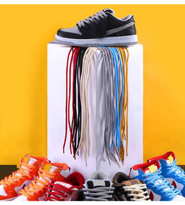 Lacets de chaussures blancs pour hommes, lacets noirs pour bottes, lacets extensibles pour adultes, lacets extra longs - Product Image 3