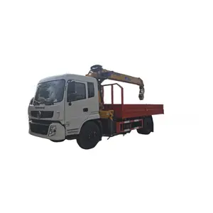 Ventes directes du fabricant Grue mobile hydraulique 10 tonnes 4x2 pour camion Grue à flèche télescopique pour camion à vendre