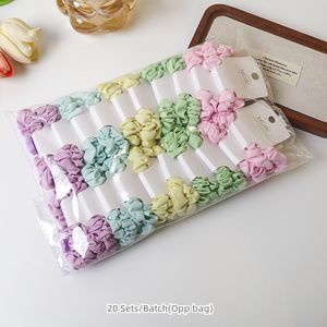 2-teilige Haarbänder für Mädchen, niedliche Blumen-Haargummis, Unisex-Haaraccessoires für Kinder, 6,5 cm, Marke MUJU, Pferdeschwanz-Halter - Product Image 4