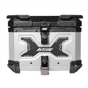 Vente en gros d'usine, coffre arrière de <span class=keywords><strong>moto</strong></span> universel en alliage d'aluminium de grande capacité 45L, anti-chute, pour tout-terrain - Product Image 2