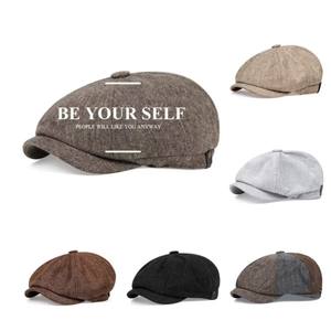 Gorra Newsboy para Hombre, 8 Paneles, Tweed, Estilo <span class=keywords><strong>Taxi</strong></span>, Espiga, Gatsby, Gorras Planas - Product Image 6