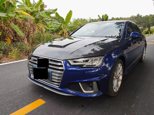 ชุดแต่งสไตล์คาร์บอนแบล็คสำหรับ Audi A4S4 พร้อมฝากระโปรงหน้า กันชน และกระจกที่ได้รับการปรับปรุงเพื่อเพิ่มความโดดเด่นภายนอก - Product Image 4