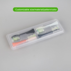 OEM Custom Design Transparent PET PVC Blister Packaging <b>Toothbrush</b> Products Blister Packaging with Insert Card - Product Image 2
