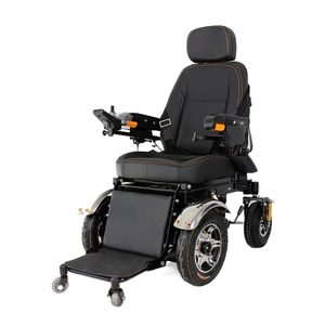 YSE301 Standing Reclining Wheelchair Powered Lie-<b>Flat</b> Leg Lift Dual 350W Motor 40Ah <b>Battery</b> 45km Range for Disabled Elderly - Product Image 5