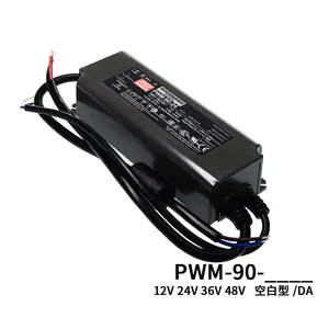 Meanwell PWM-90-24 90W 24V 3.75A 90W-Constant Voltage PWM Output LED Driver Power Supply With PWM-90 Series