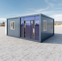 Maison conteneur modulaire durable anti-corrosion, installation rapide, préfabriquée en kit, bureau, entrepôt, atelier 10ft 20ft 30ft 40ft