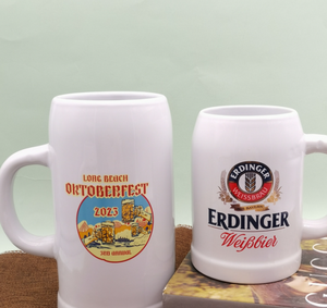 Wholesale Custom Logo Ceramic Beer Mug, Blank Solid Color Stein Mug for Promotional <b>Gifts</b> & Advertising - Product Image 4