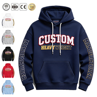 Sweat à capuche personnalisé épaissi avec broderie 3D en relief, Fabricant. Style sportif décontracté, poids entre 400-450g