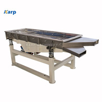 Machine de séparation par tamis vibrant pour compost, 2 sorties, tamis vibrant linéaire