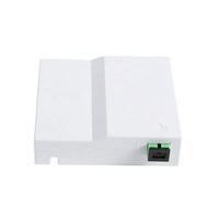 FTTH 1 noyau de plaque de façade de fibre optique blanc plastique ABS FTTH Roseta Optica boîte à bornes à fibre optique de bureau