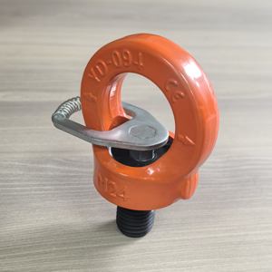Punto de elevación de ojo de llave de alta resistencia autoseguro DIN/ASME certificado para aparejos y protección contra caídas Color naranja vivo <span class=keywords><strong>Precio</strong></span> caliente - Product Image 3
