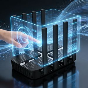 Router Wifi7 Tri Banda, Red 5G, 1.8G HZ, Doble SIM, OpenWRT, Router Wifi7 MESH, Router Wifi Inalámbrico, Módem 5G con Ranura para SIM - Product Image 1