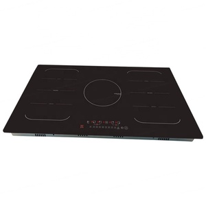 Vente flash - Plaque de cuisson à induction pour usage domestique avec cinq brûleurs, 8600 watts - Product Image 5