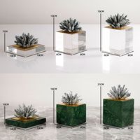 Ornements en cristal de luxe léger Evelyn en pierre d'agate naturelle moderne, cadeau d'anniversaire pour la décoration de la maison, du bureau et du salon