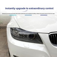 Kit carrosserie pour BMW Série 3 E90 E91 320i 330i 2005-12, autocollant de modification pour les sourcils des phares avant