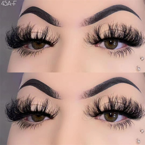 2026 Wholesale for 3D Mink Fur Vegan False <strong>Eyelashes</strong> Shandong Lashes Extra Long 25mm Dramatic Black Full Strip <strong>Eyelashes</strong> - Product Image 2