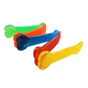 Juguetes de PVC para Perros al por Mayor, Juguetes Anti-Mordidas para Limpiar los Dientes Molares, Juguetes de Hueso Plano - Product Image 2