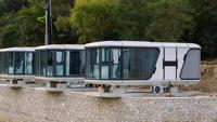Capsule mobile de l'espace minuscule de maison préfabriquée durable de structure en acier de luxe pour l'usage d'hôtel de ferme de ressource