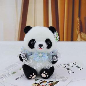 Cute black and white cat plush toy Huahua stuffed doll giant black and white cat doll travel souvenir gift home decoration - Product Image 3