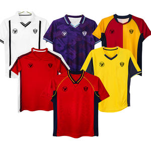 قمصان كرة قدم رجالية كلاسيكية للمنزل والخارج، ملابس كرة قدم تقليدية، قمصان كرة قدم عتيقة - Product Image 2