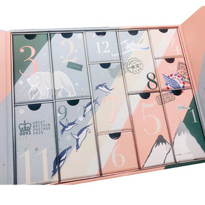 Noë<span class=keywords><strong>l</strong></span> compte à rebours parfum <span class=keywords><strong>calendrier</strong></span> <span class=keywords><strong>de</strong></span> <span class=keywords><strong>l</strong></span>'<span class=keywords><strong>avent</strong></span> boîte 12 jours fermeture magnétique petits compartiments cosmétique saisonnier cadeau organisateur - Product Image 4