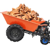 Petit chariot utilitaire, camion à benne basculante à essence et diesel, transport à trois roues pour la construction, l'agriculture, la ferme, le verger, le site d'élevage