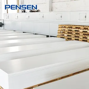 Pensen kustom meja benchtop worktop akrilik batu buatan permukaan padat meja atas dapur Pulau benchtop