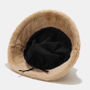Chapeau Bob en Fausse Fourrure Luxe Haute Qualité Personnalisé Hiver Chaud Doux et <span class=keywords><strong>Moelleux</strong></span> - Product Image 5