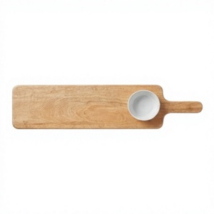 Plat chauffant élégant en bois avec finition lisse, idéal pour les mariages et la vaisselle de restaurant - Product Image 4