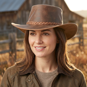 WARPRO INDUSTRY Sombrero Vaquero Occidental de Cuero de Alta Calidad, Diseño Clásico, Cómodo, Transpirable, Impermeable, Ajustable, Unisex, Cuatro Tallas - Product Image 6