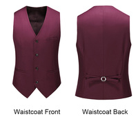 Costume d'affaires pour homme, 3 pièces, veste, pantalon, design classique, coupe ajustée, couleur unie, vente en gros, mode
