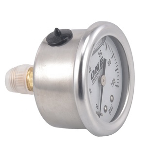Doppio manometro riempito di liquido <span class=keywords><strong>40MM</strong></span> indietro con morsetto a U modello in acciaio inossidabile modello YN40 <span class=keywords><strong>1</strong></span> anno di garanzia - Product Image 4